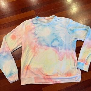 Sol Angeles Sorbet Tie-Dye Sweatshirt Size L